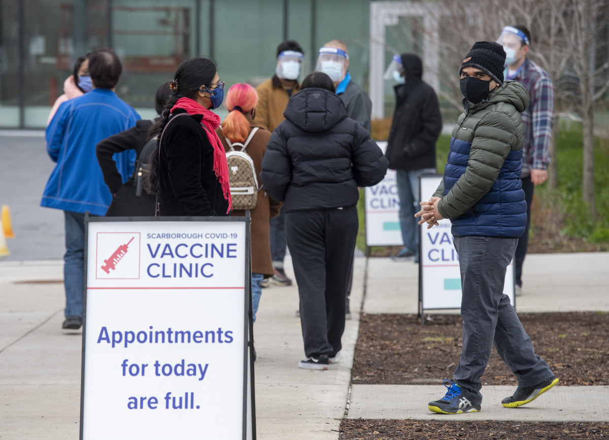 Ontario sending more vaccines to hot spots, promises 18+ vaccine access by end of May