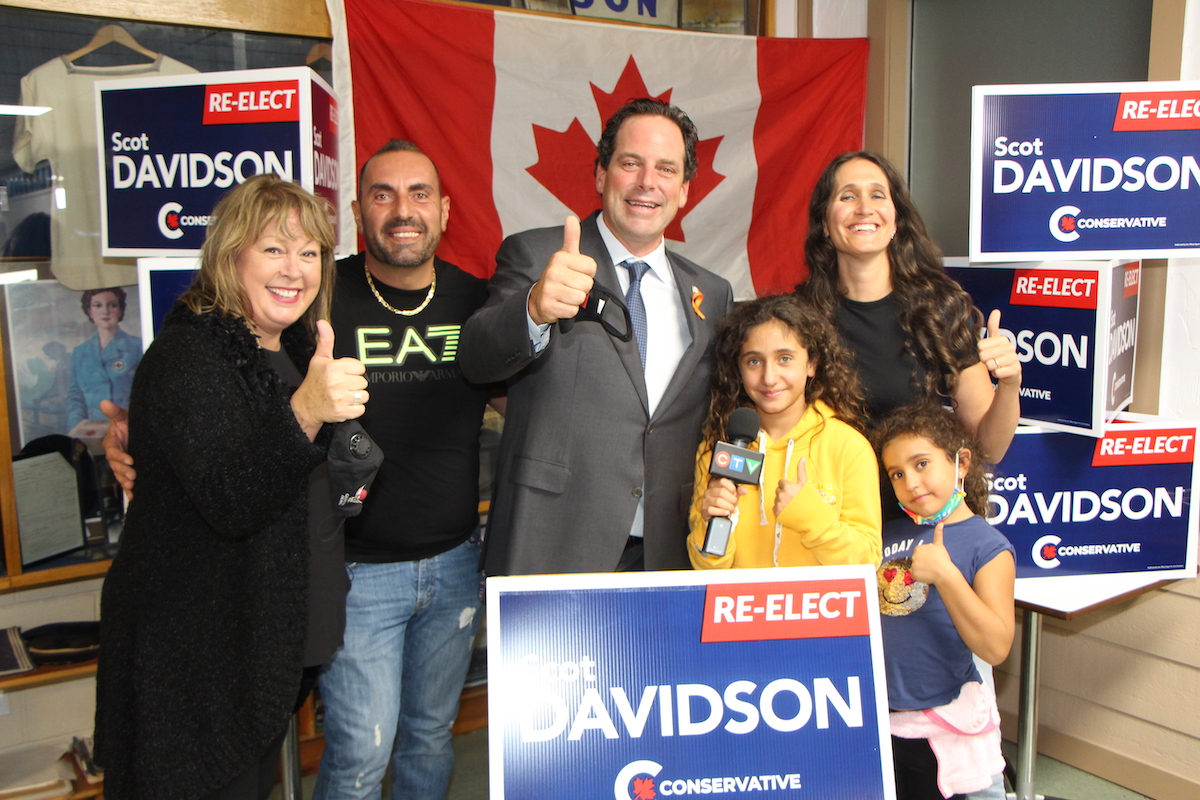 Conservative incumbent Scot Davidson wins in York-Simcoe